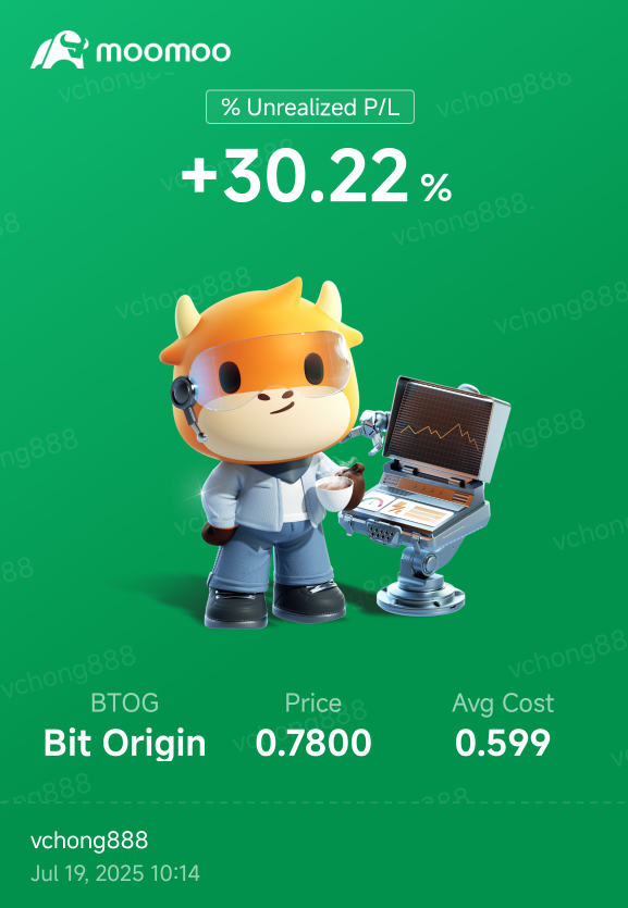 獲利了一些，等着再次買入