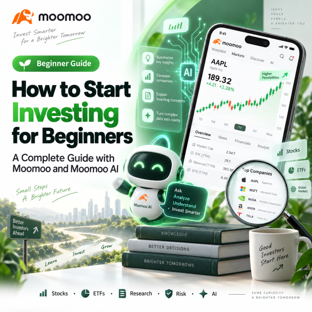วิธีเริ่มลงทุนสำหรับมือใหม่: คู่มือฉบับสมบูรณ์ด้วย Moomoo และ Moomoo AI