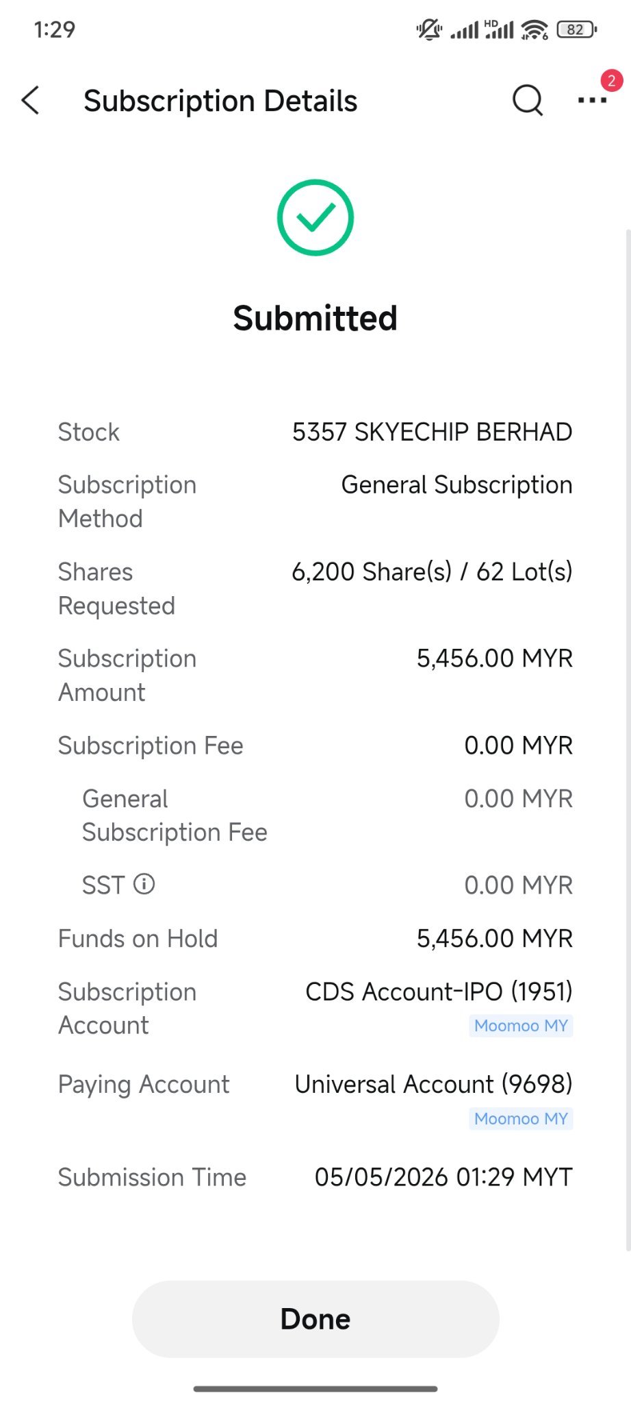 $SKYECHIP (5357.MY)$ I didn't get allotted any shares in SUNMED or EMPIRE, so this time it should be my turn for SKYECHIP[Scowl][Scowl][Scowl]
