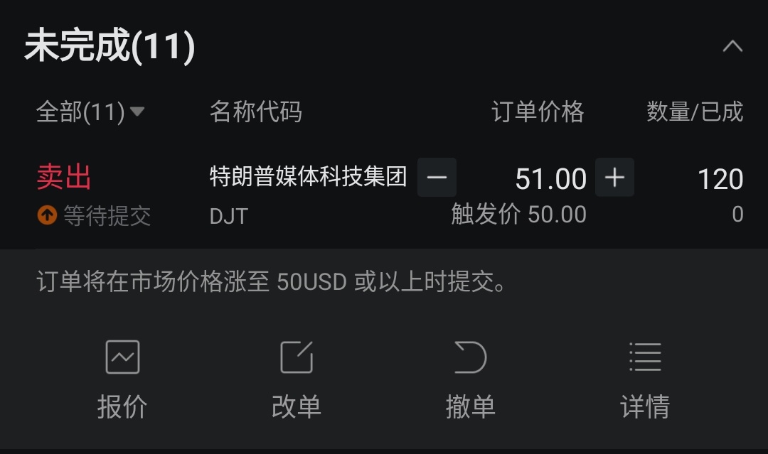 $テスラ (TSLA.US)$$トランプ・メディア・アンド・テクノロジー・グループ (DJT.US)$ DJTを購入します。2週間以内に50ドルに達するでしょう。今、私がしていることは非常に単純で、寝ることだけです。 概念株であるが、他と違うのはトランプが大統領であることであり、話題性ははるかに高いです $ゲームストッ...