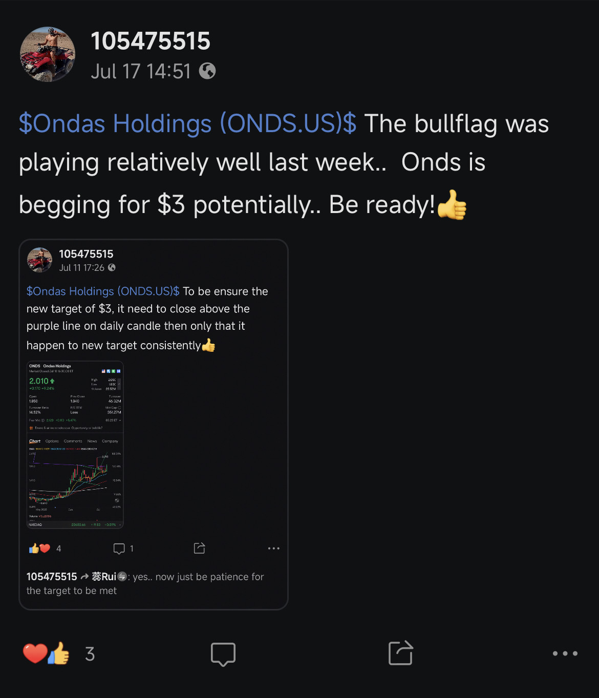 $Ondas Holdings (ONDS.US)$ 不要錯過，朋友們！👍