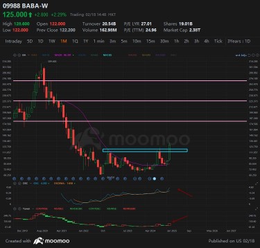 讓我們期待Baba在月線圖上170.00-180.00的表現