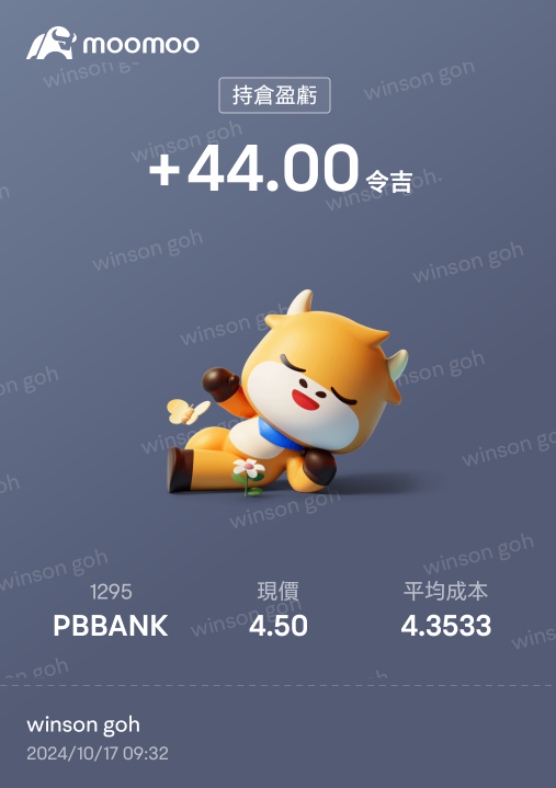 PBBANK 今天会去到4.6吗