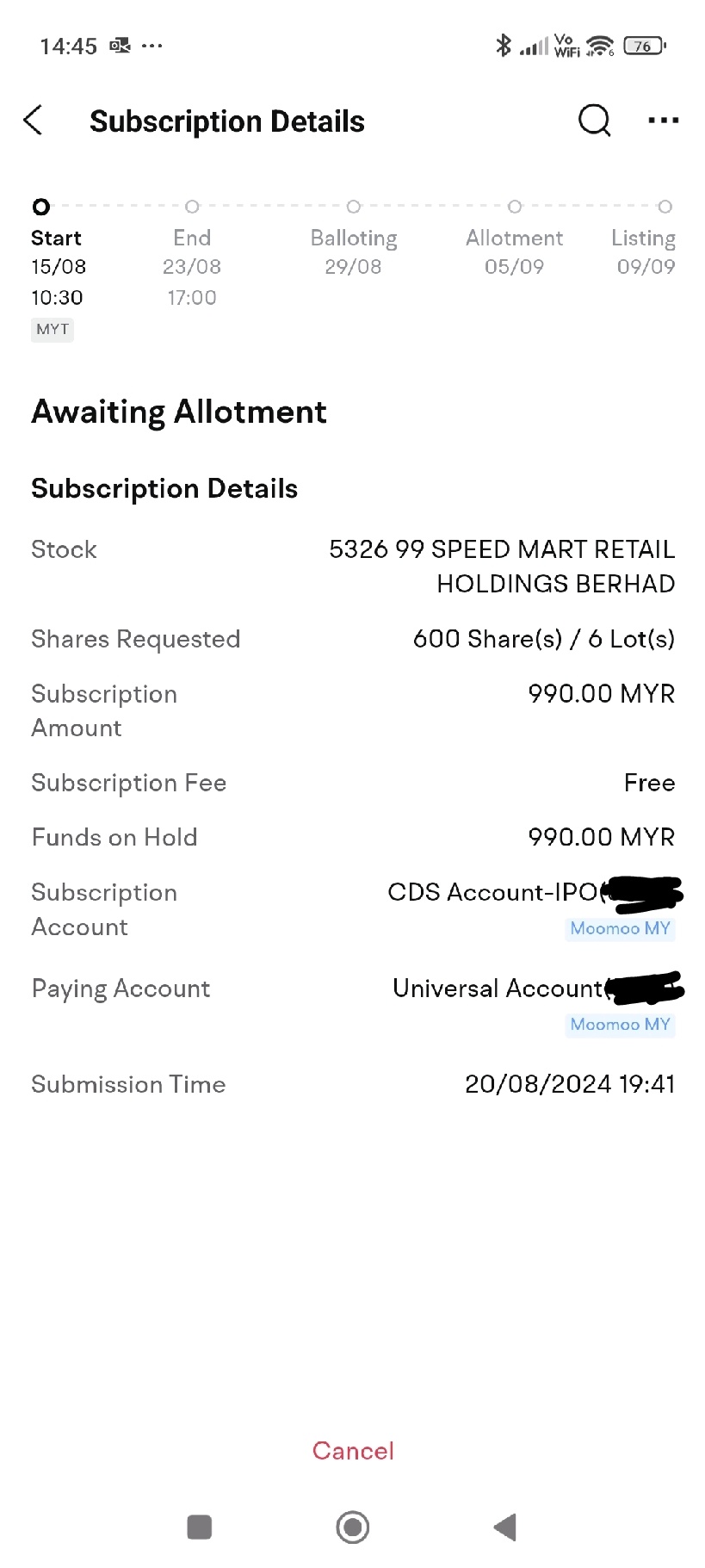 99 Speedmart 的首次公開招股僅在兩小時內完成，對馬來西亞零售連鎖店來說是一個關鍵時刻。這項產品將籌集大量資金，以推動其擴展計劃和技術升級。由於投資者的強烈興趣反映了對其增長軌跡的信心，首次公開招股已準備好提升公司的市場地位，並推動便利店行業的未來發展。