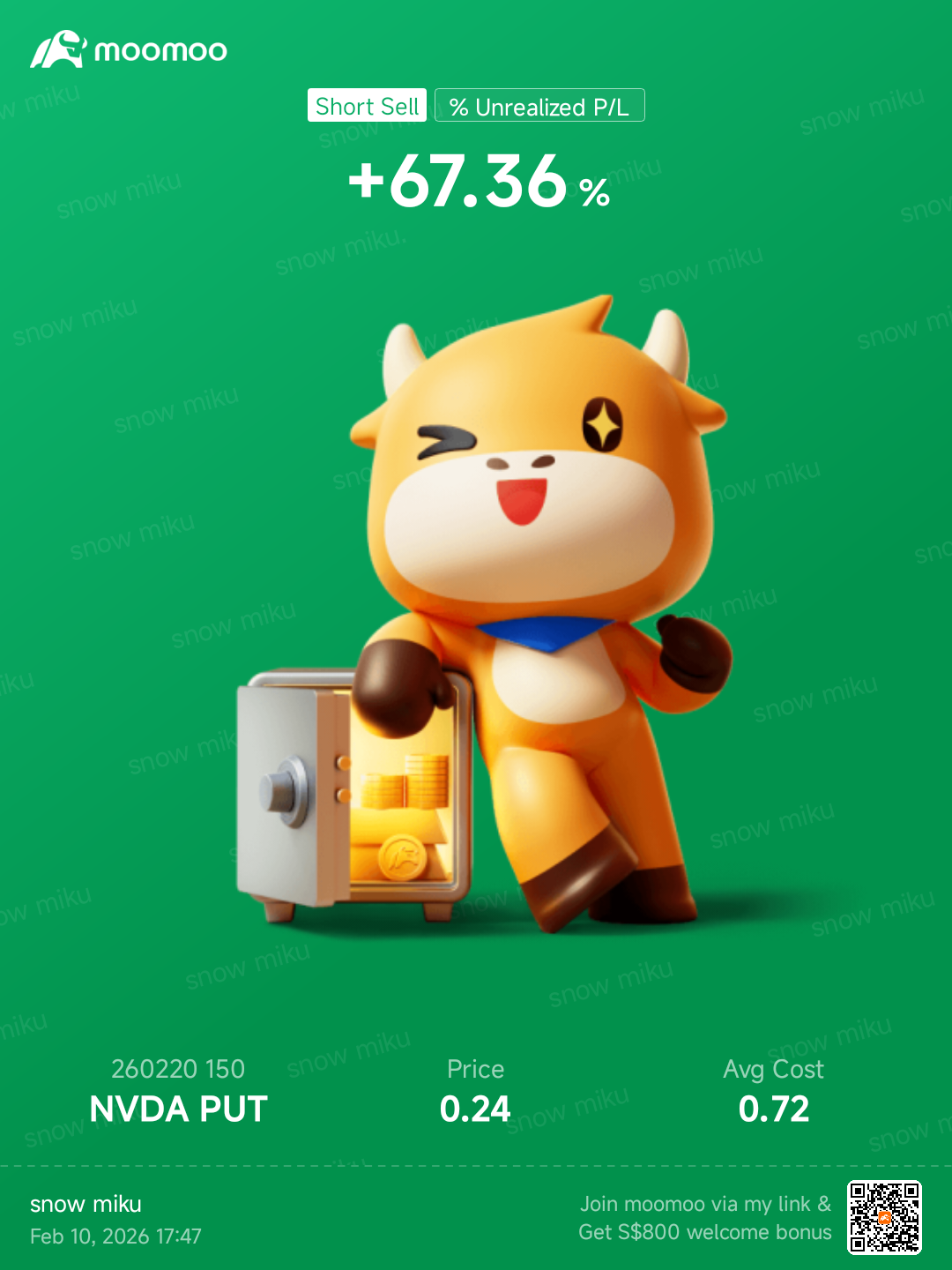 most of my Singapore holdings are for the long term. For local stocks I'm in it for the dividend, except 3 stocks. The dividends I get ranges from around 4% to ...