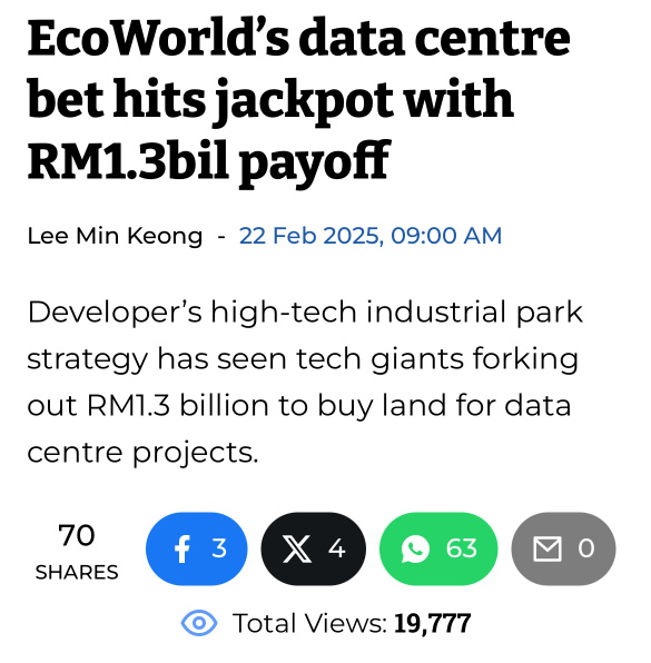 EcoWorld and SugarBabe hit Jackpot