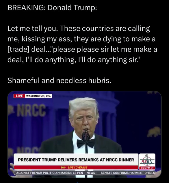 美国需要知道谁在拍他们的马屁