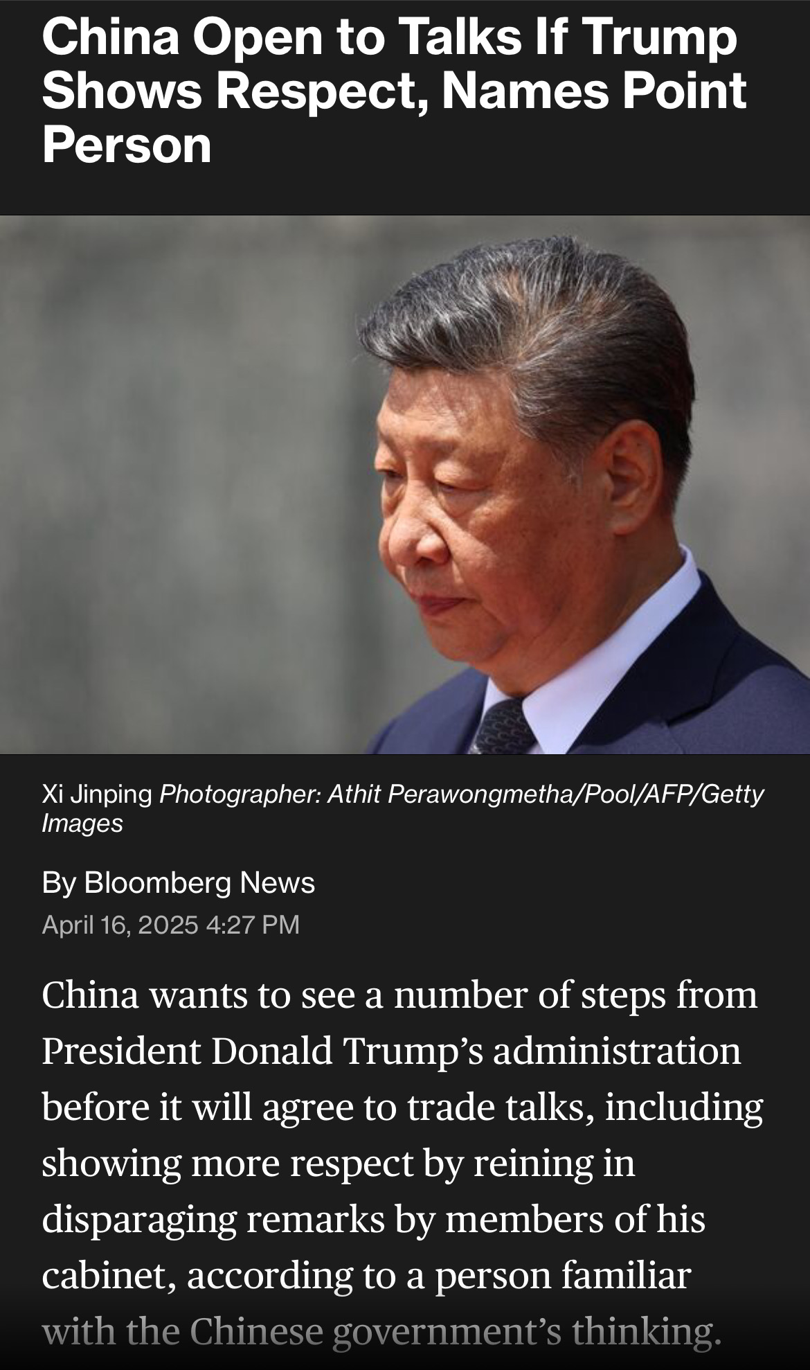china: if you want to talk, talk respectfully