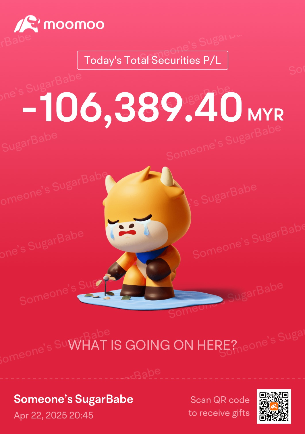 The emperor has caused me to lose all my retirement savings.