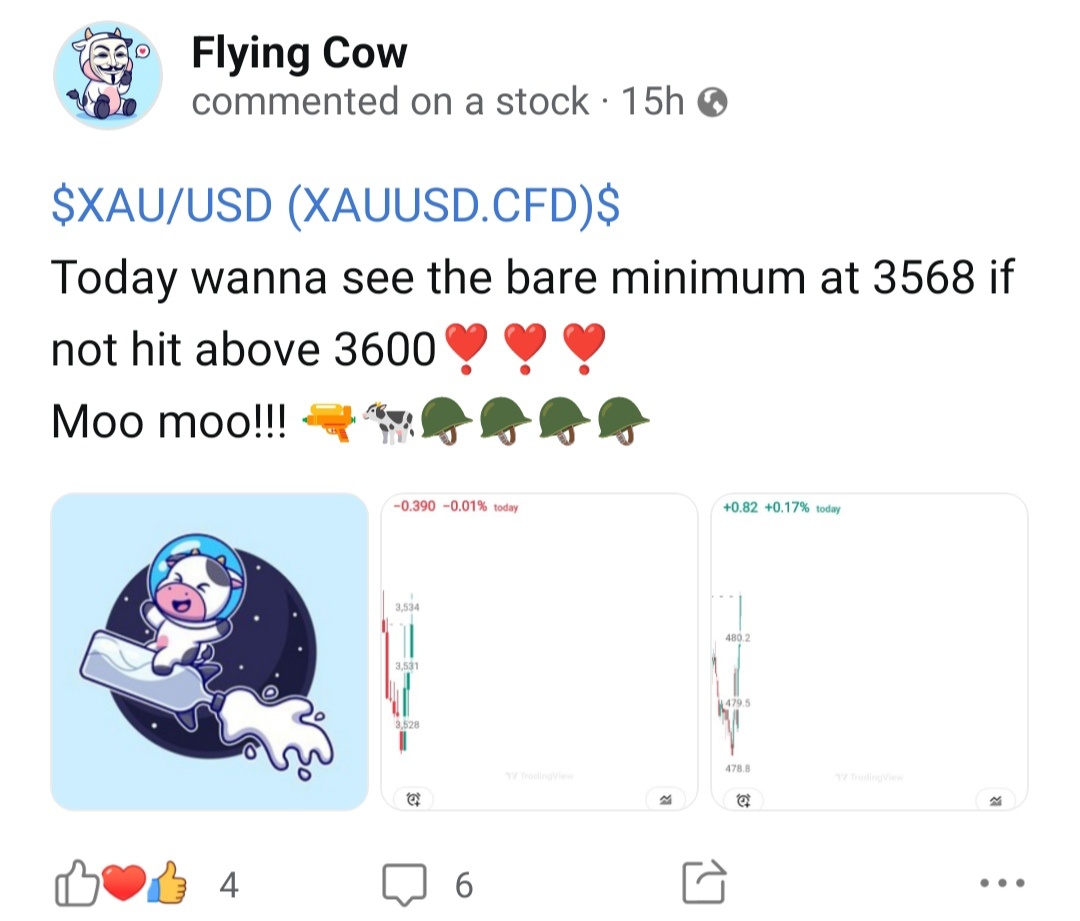 黄金/美元(XAUUSD.CFD)$ 你知道这实际上是非常可怕的吗？是的，这是一个错别字。没必要怀疑，因为每个人都知... - moomoo 社区