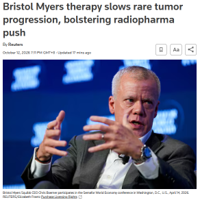 Bristol Myers เพิ่งประกาศชัยชนะในการทดลองเฟส 3 ครั้งแรกของโลกสำหรับยาที่ปลดปล่อยรังสีอนุภาคอัลฟ่า (Alpha-Emitting Radiopharmaceutical)