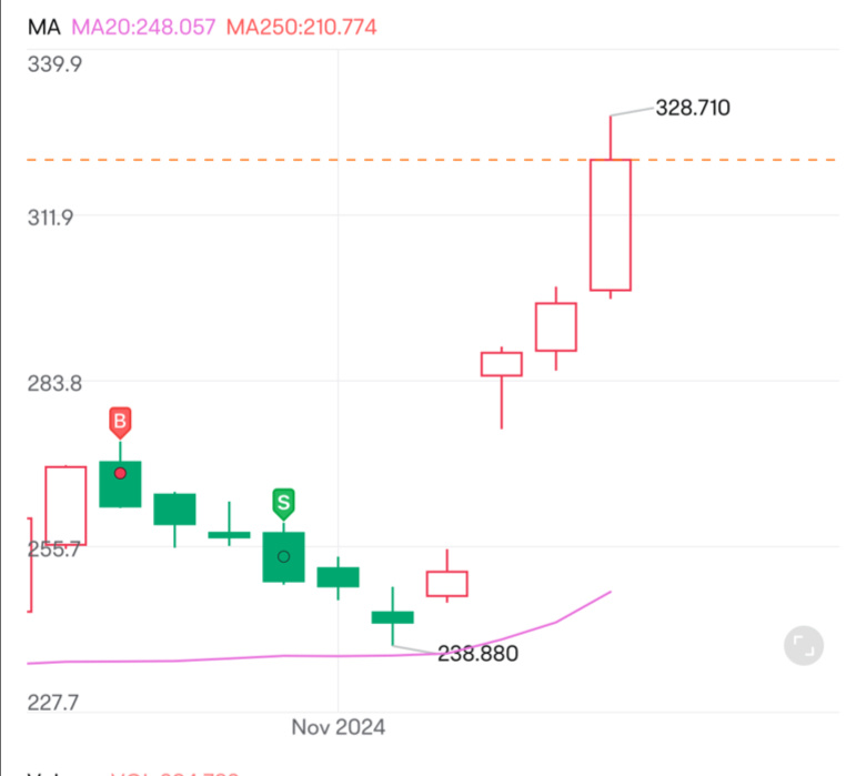 $テスラ (TSLA.US)$ 🥲🥲