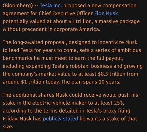 tesla bod has valued the company at 8trillion! 8 times more than today’s price!