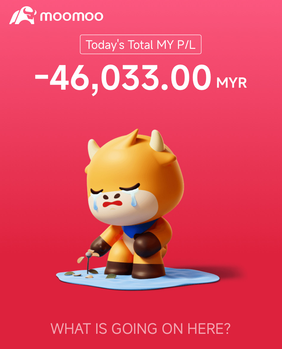 losing RM46,033 a day is not my worst day. 65% invested and already quite dead
