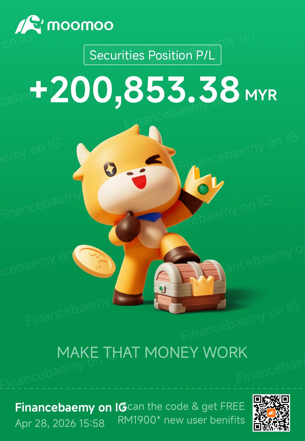 finally RM200,000 gain for current portfolio