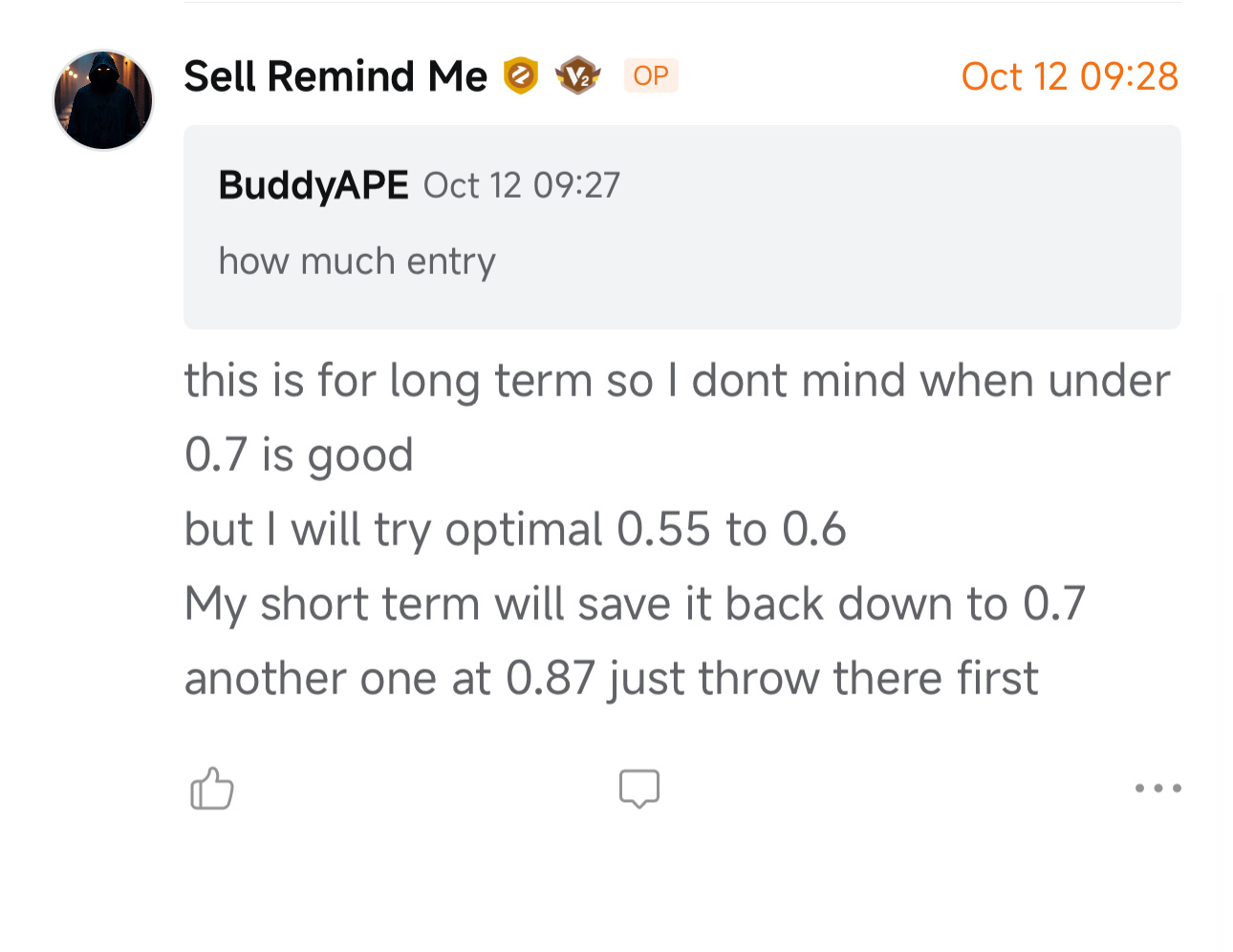$艾達幣 (ADA.CC)$   搞砸了，哈哈，週末太消極了。[陰險][陰險]