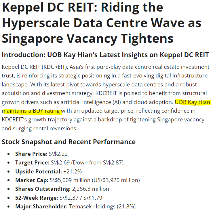 $吉寶數據中心房地產信托 (AJBU.SG)$ [鏈接: https://www.minichart.com.sg/2025/07/09/keppel-dc-reit-kdcreit-2025-outlook-strong-growth-from-hyperscale-data-centres-positive-ren...