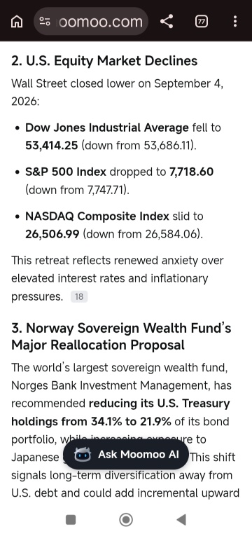 📊 DAILY MARKET INSIGHT — Major Financial News & Market Drivers