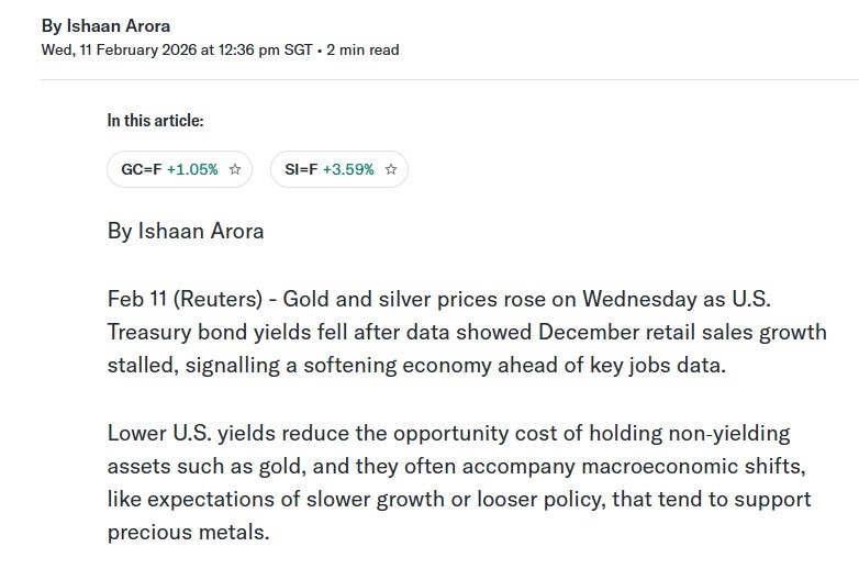 $黃金/美元 (XAUUSD.CFD)$$白銀/美元 (XAGUSD.FX)$ 貴金屬今天有一些好消息。