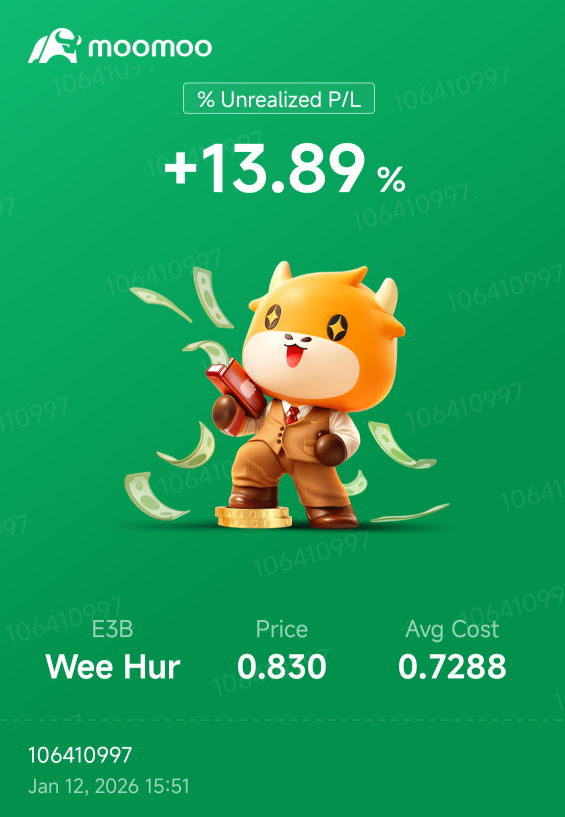 讓我們漲到一美元