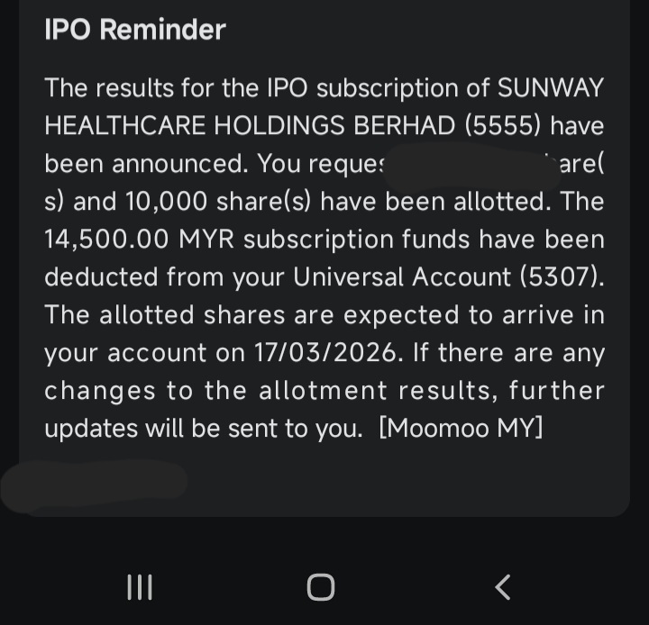 $SUNMED (5555.MY)$ 非常幸运 [爱心][爱心]