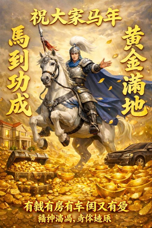 马年马到功成！