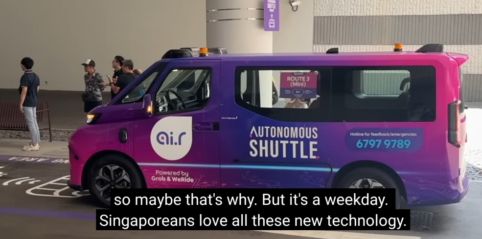 In Operation: Singapore's Self-Driving Shared Taxis (AV)