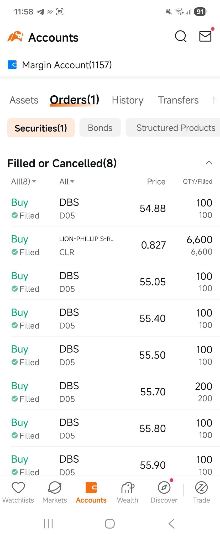 $DBS (D05.SG)$done with DBS today. Never even sell once and just kept buying from earnings report dip until today(last round). bullet empty, hit my final target already. paper loss more than 10k but its fine, I still believe it will eventually rebound. When it does, finally I can cheer without having dilemma. [Hey]