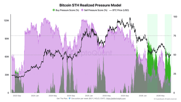 ビットコインの短期保有者は依然として15%の含み損状態にある。