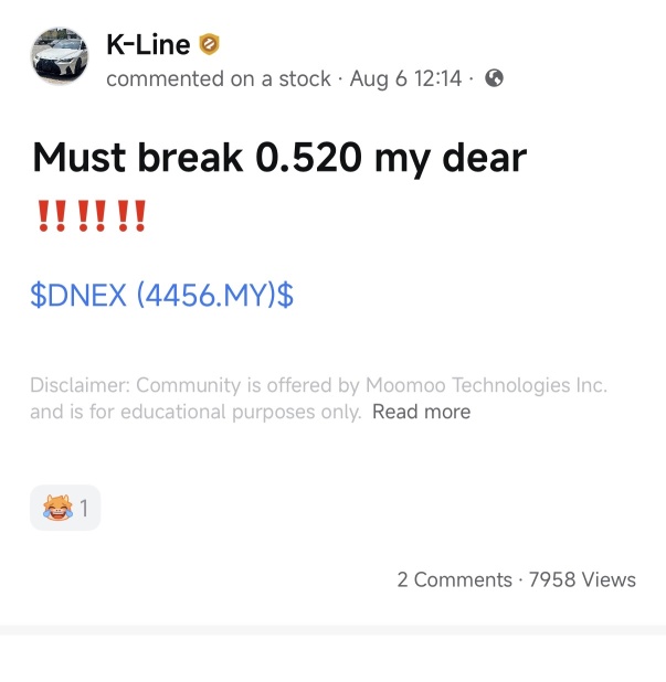 冲向0.520 💪🏻💪🏻💪🏻