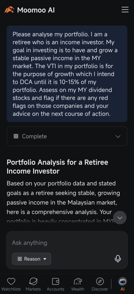 moomoo AI 投资组合分析