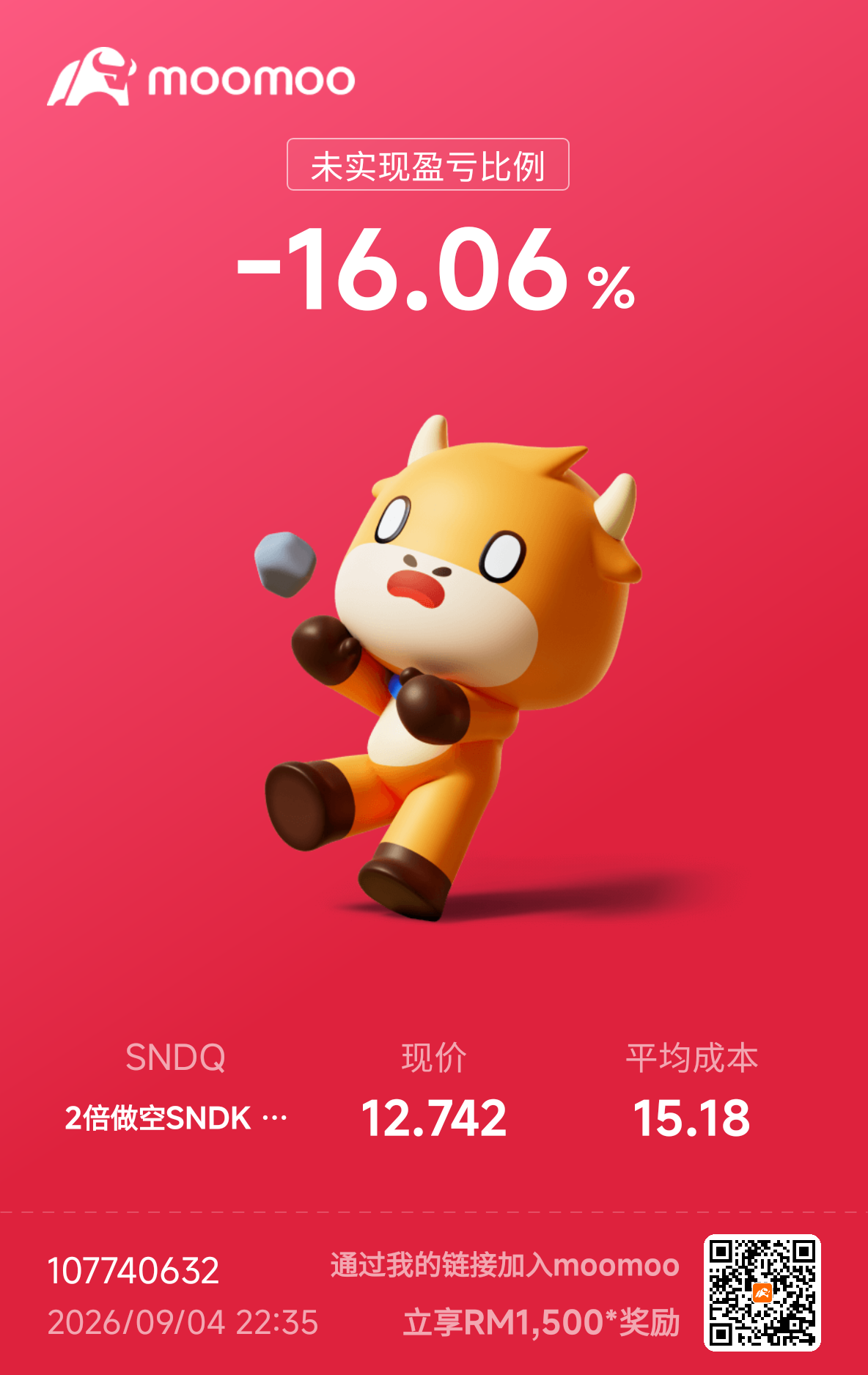 $undefined (SNDQ.US)$ อยากร้องไห้จัง