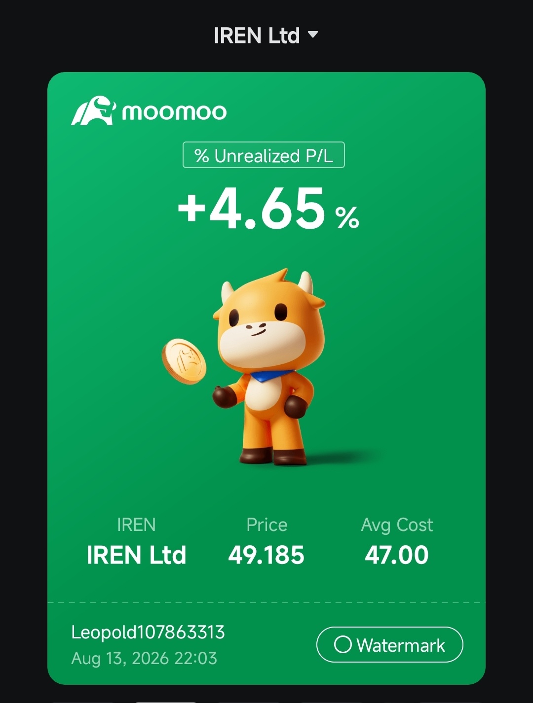 $IREN Ltd (IREN.US)$