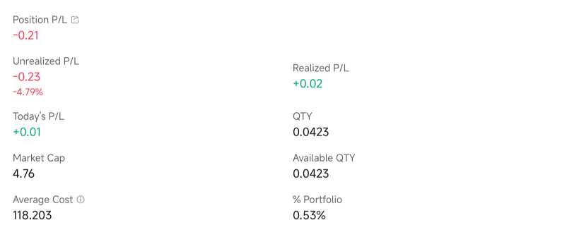 My first Us stock dividend 🤣