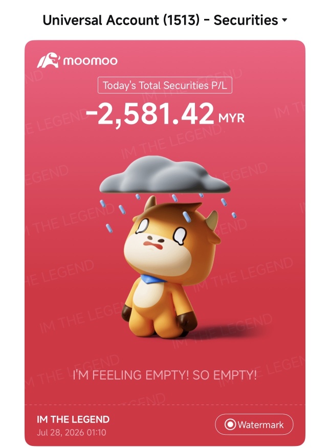 亏损😭😭