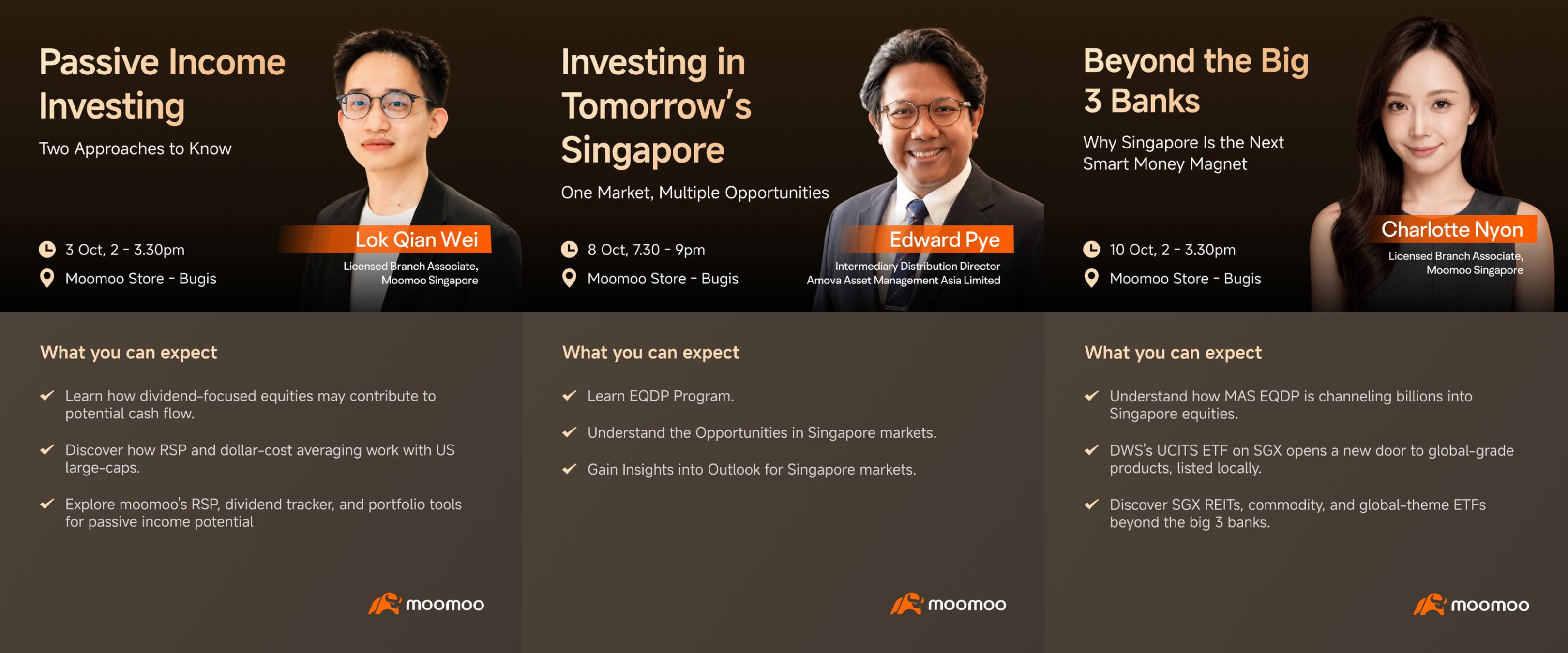 MooAcademy @ Bugis: พบกับเวิร์กชอปการลงทุนที่กำลังจะมาถึง พร้อมจองที่นั่งของคุณได้แล้ววันนี้