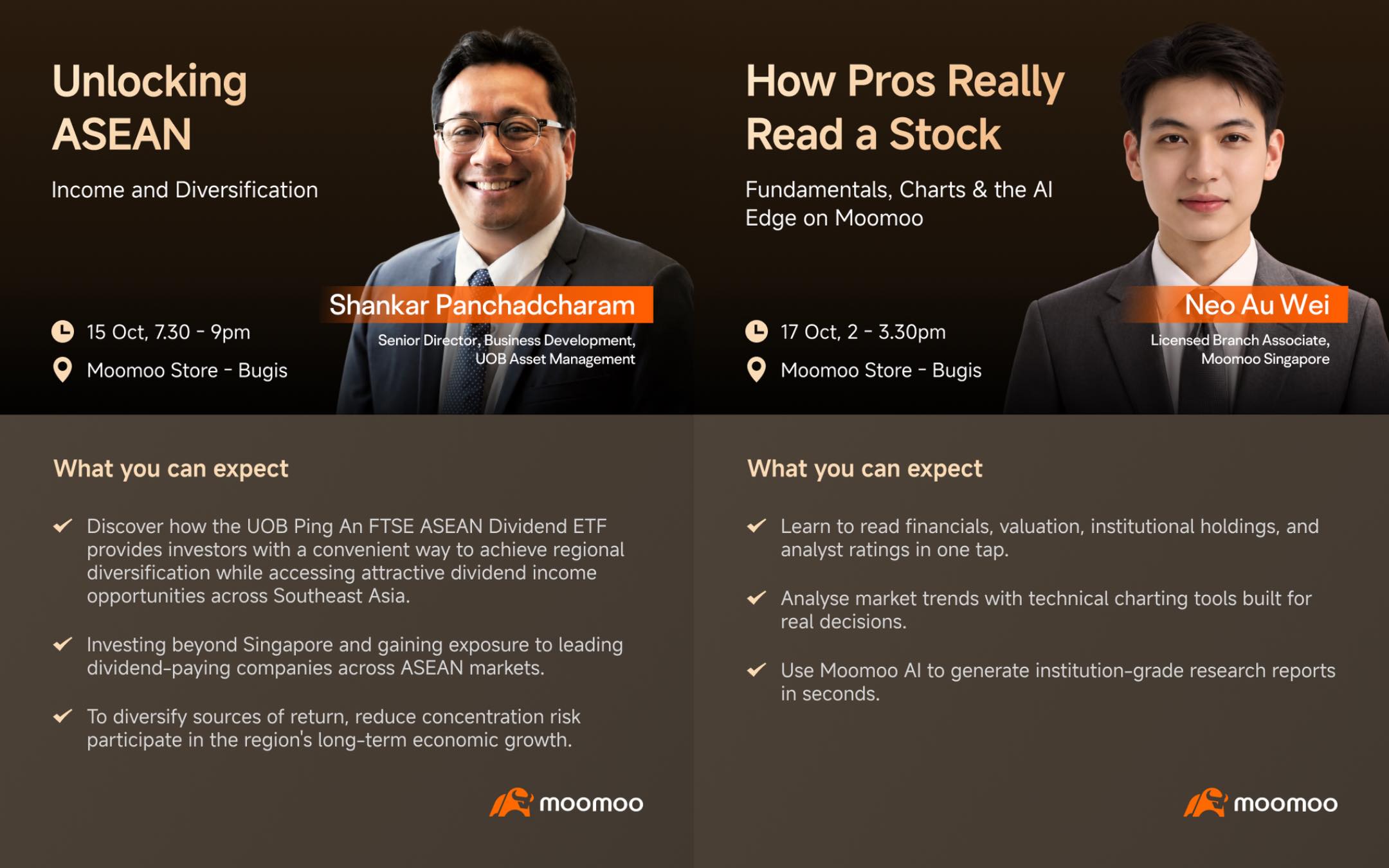 MooAcademy @ Bugis: พบกับเวิร์กชอปการลงทุนที่กำลังจะมาถึง พร้อมจองที่นั่งของคุณได้แล้ววันนี้