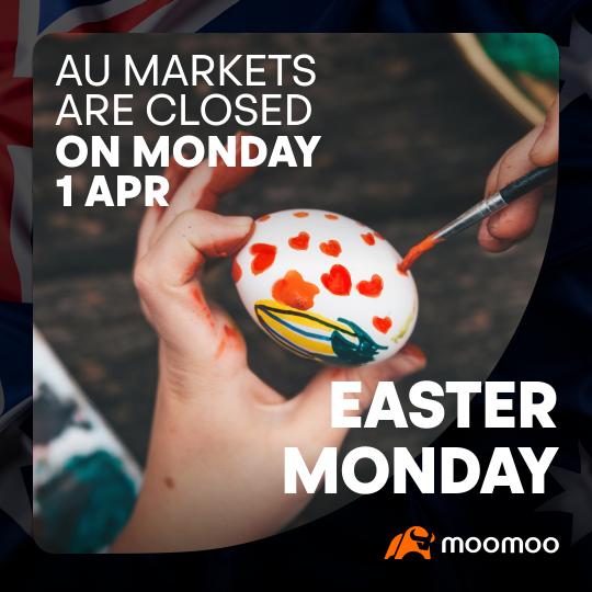 [AU市場閉鎖通知]3月29日から4月1日まで株式市場は休場となります。