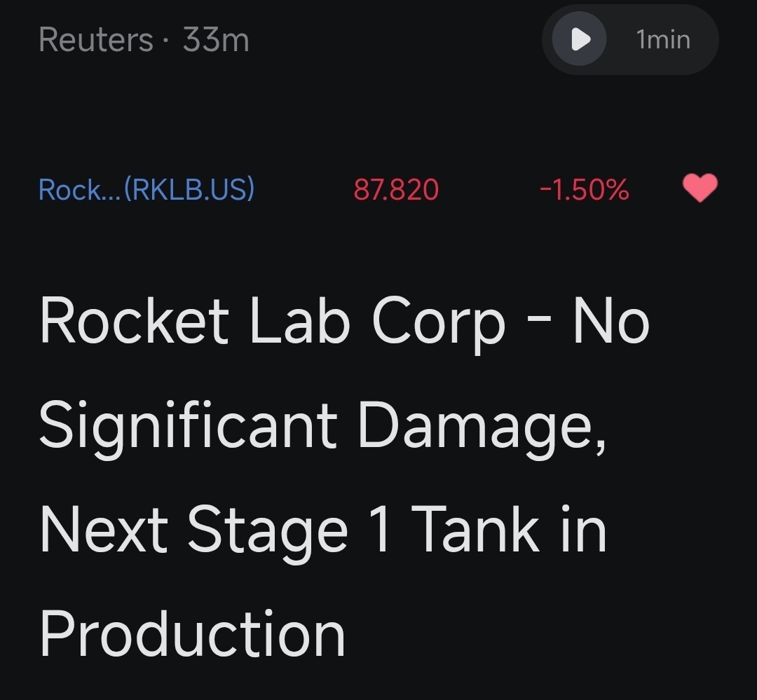 Rocket Lab (RKLB.US)$ - moomoo 社区
