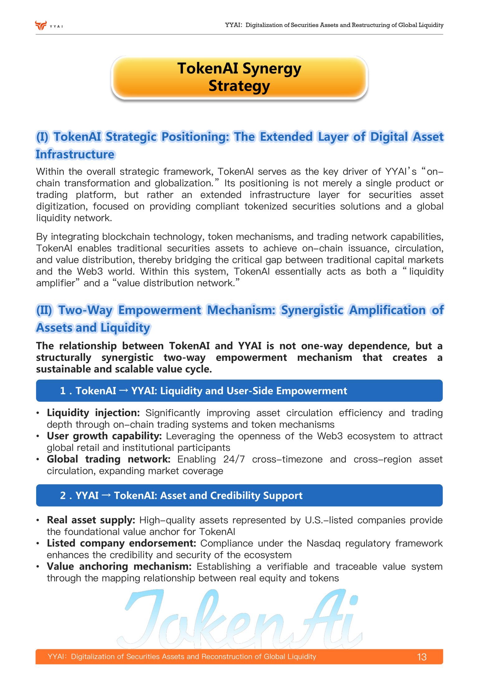 $AiRWA (YYAI.US)$ 他們發佈了YYAI的藍皮書