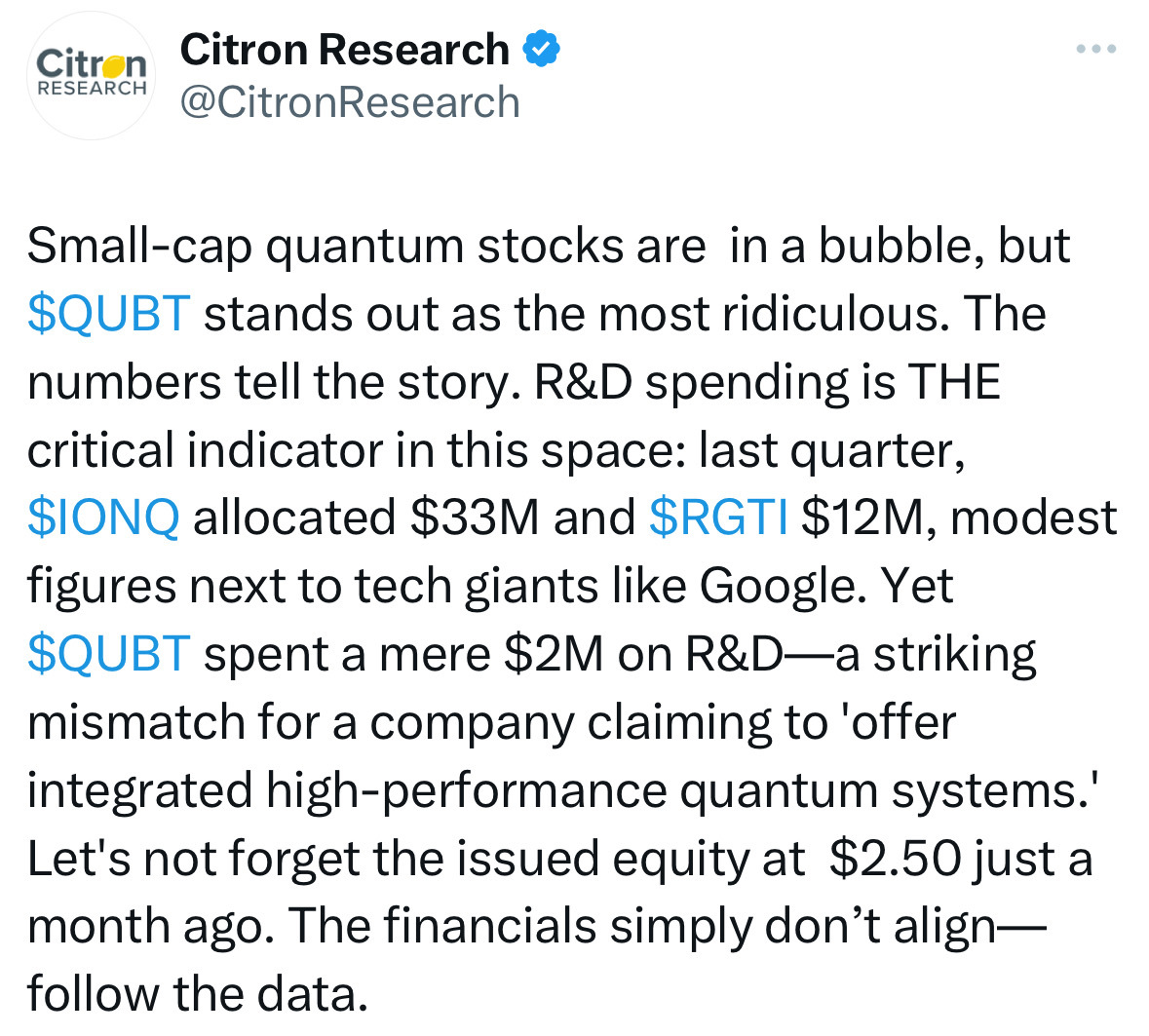 $Quantum Computing (QUBT.US)$