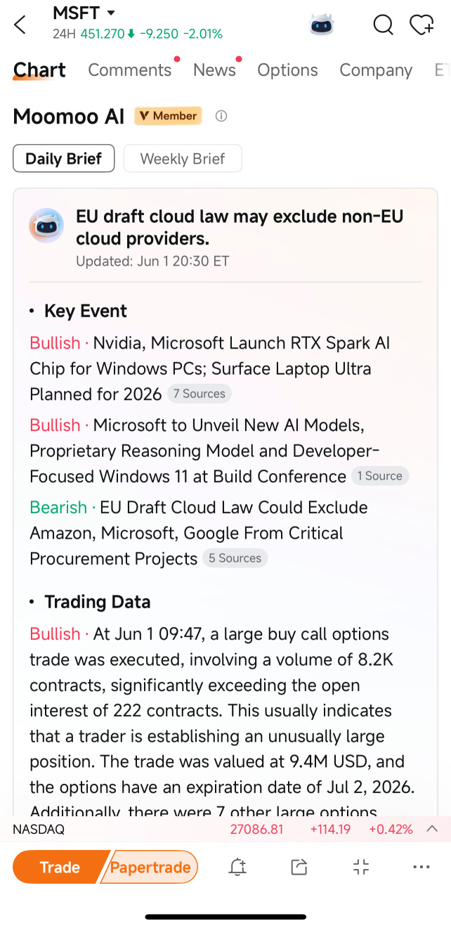 Microsoft's $9.4M Options Bet and the EU Cloud Problem