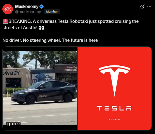 Tesla Robotaxi's new feature to "avoid fines" has gone viral!