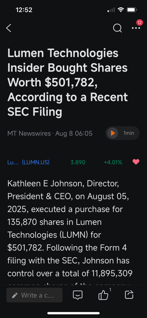 insider massive buy