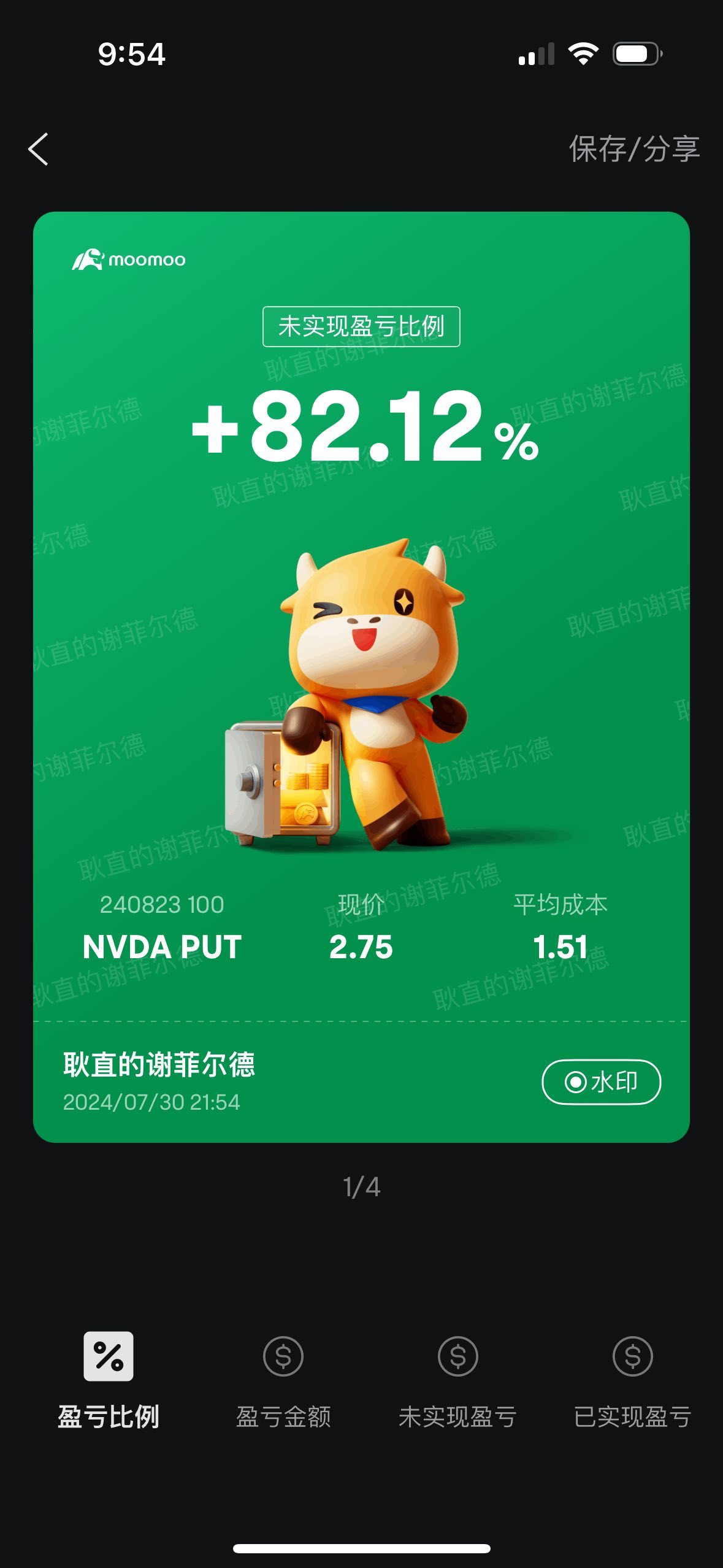 $NVDA 240823 100.00P$ 灑灑水啦