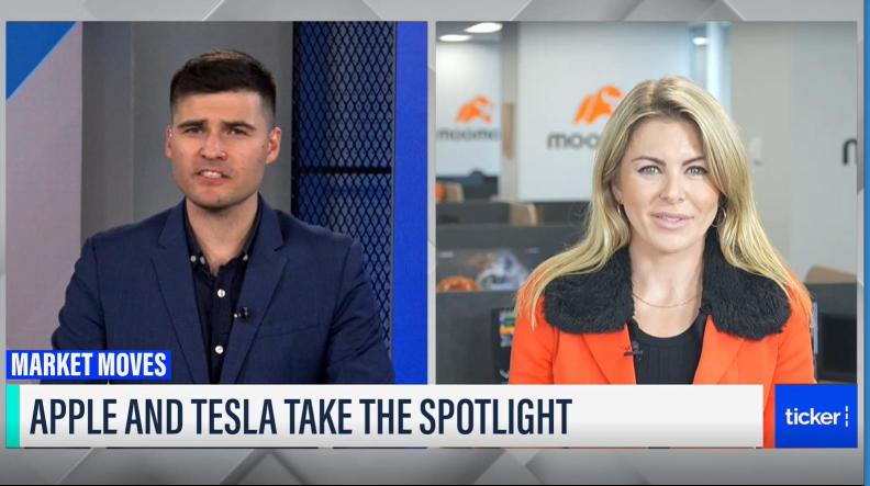 US earnings have not been this strong in 10 years & the latest on Apple and Tesla. Live TV Interview with Jessica Amir on TickerTV