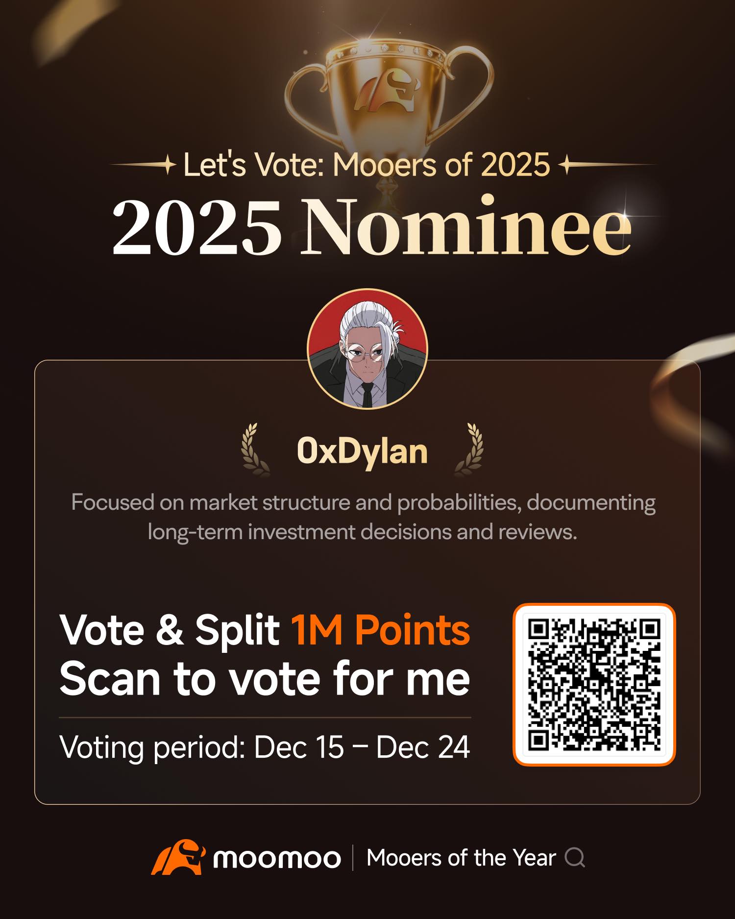 有幸入圍2025年度mooer候選，歡迎支持！