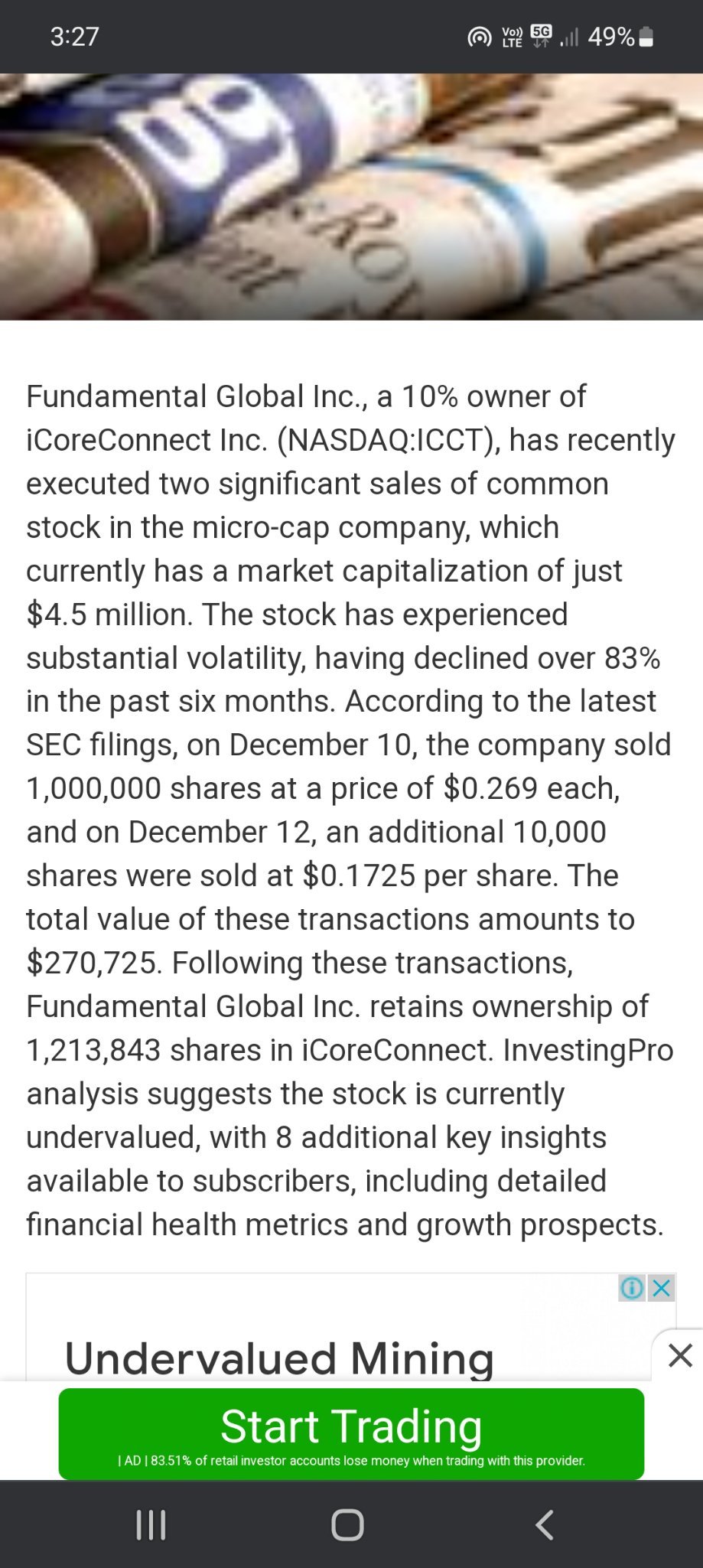 $iCoreConnect (ICCT.US)$ 这是一件好事