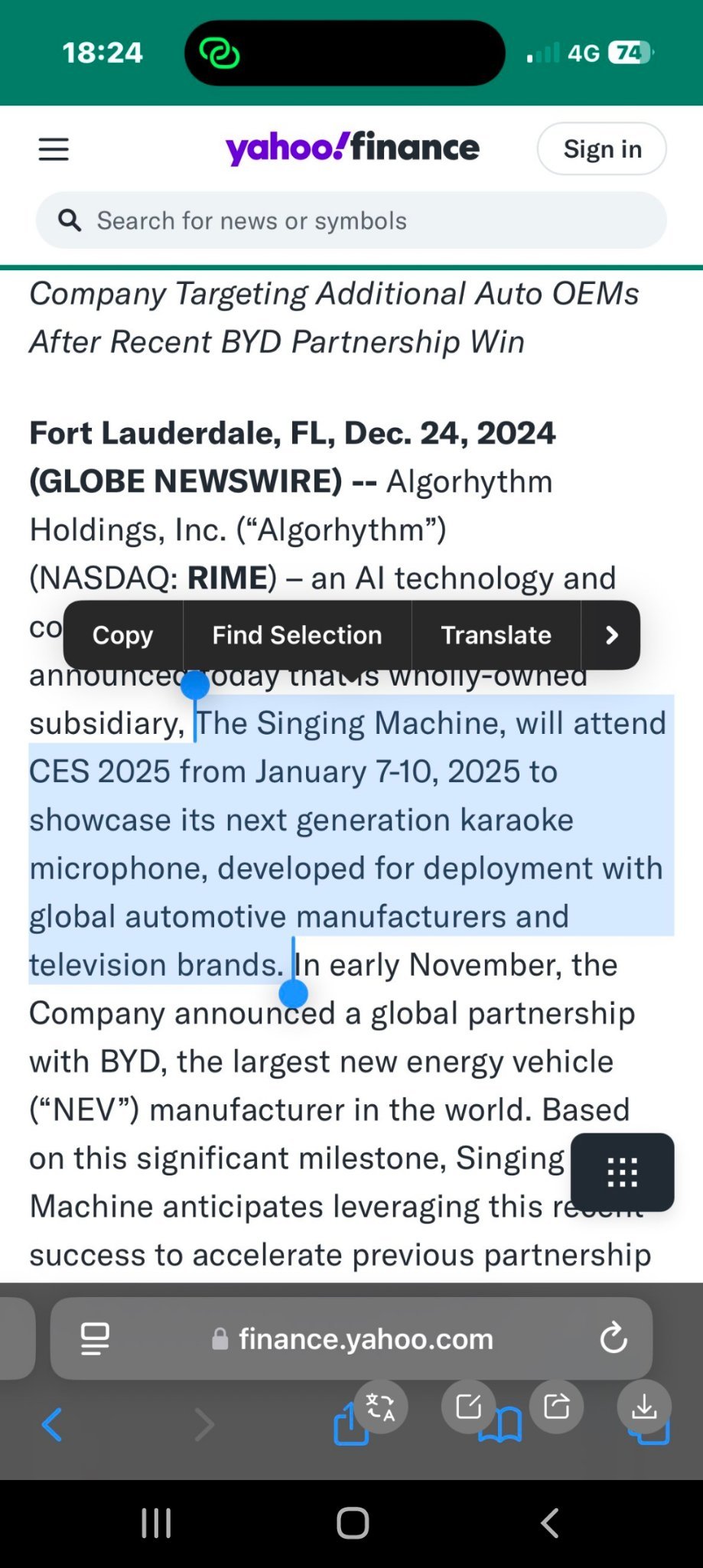 $Algorhythm (RIME.US)$ 将所有的赌注远离算法让它们来覆盖我们他们只会持有1美元的收入