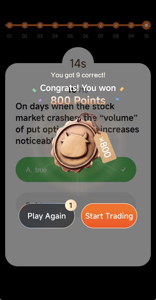 今天测验得了9/10，不过还是坚持做指数吧